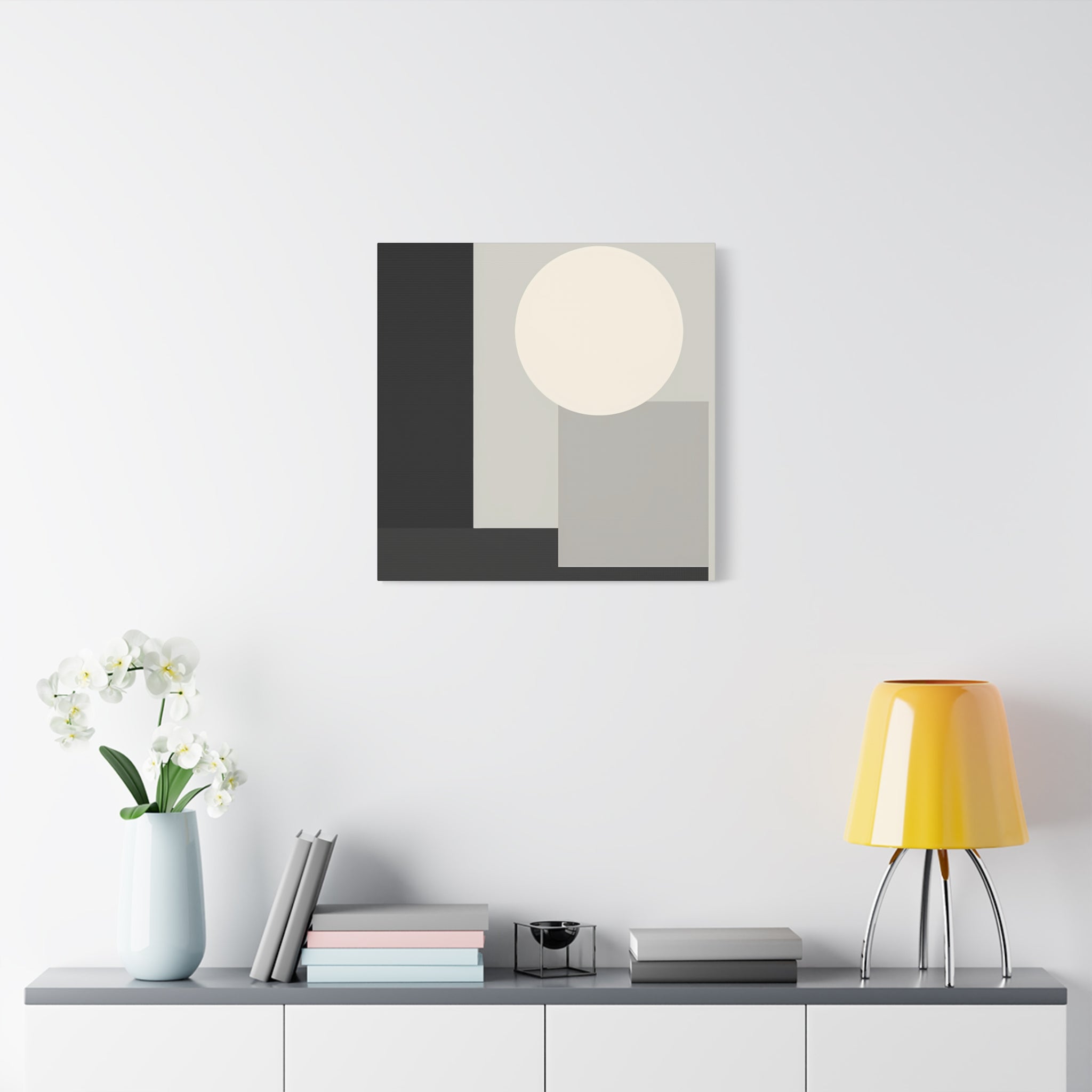 Monochrome Geometric 01 – Canvas (Standard)