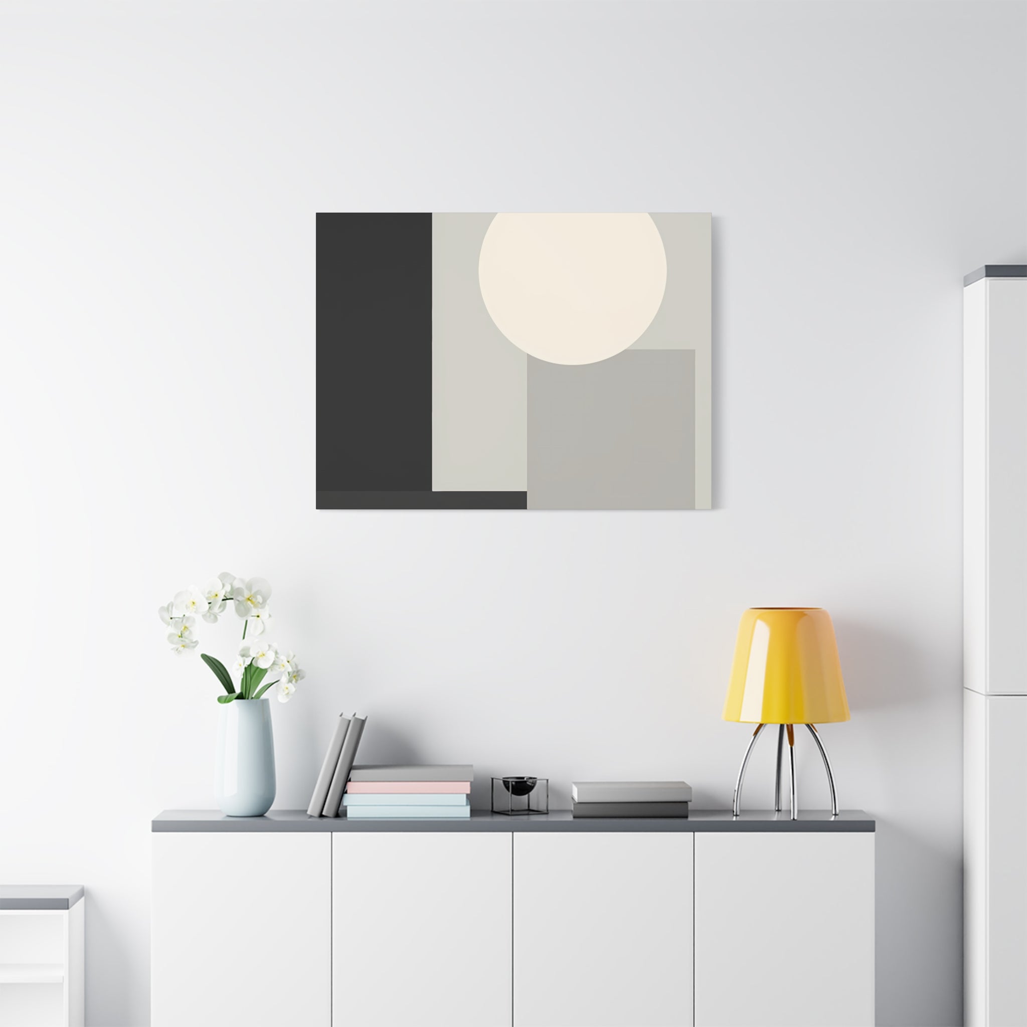 Monochrome Geometric 01 – Canvas (Standard)