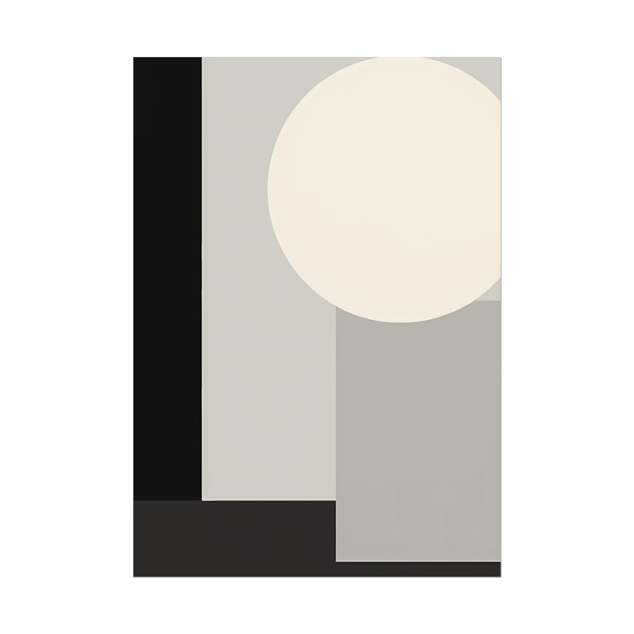 Monochrome Geometric 01 - Print
