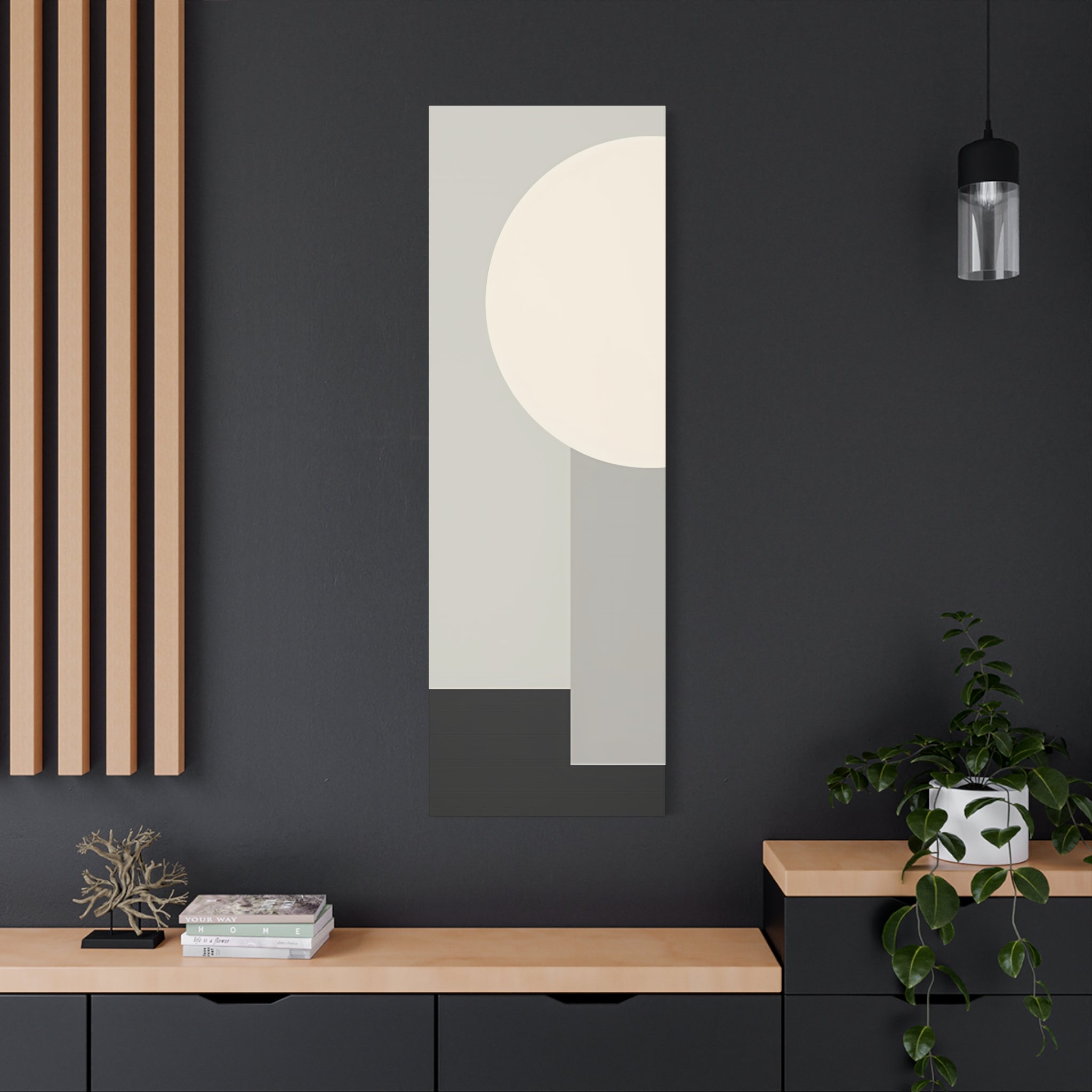 Monochrome Geometric 01 – Canvas (Standard)