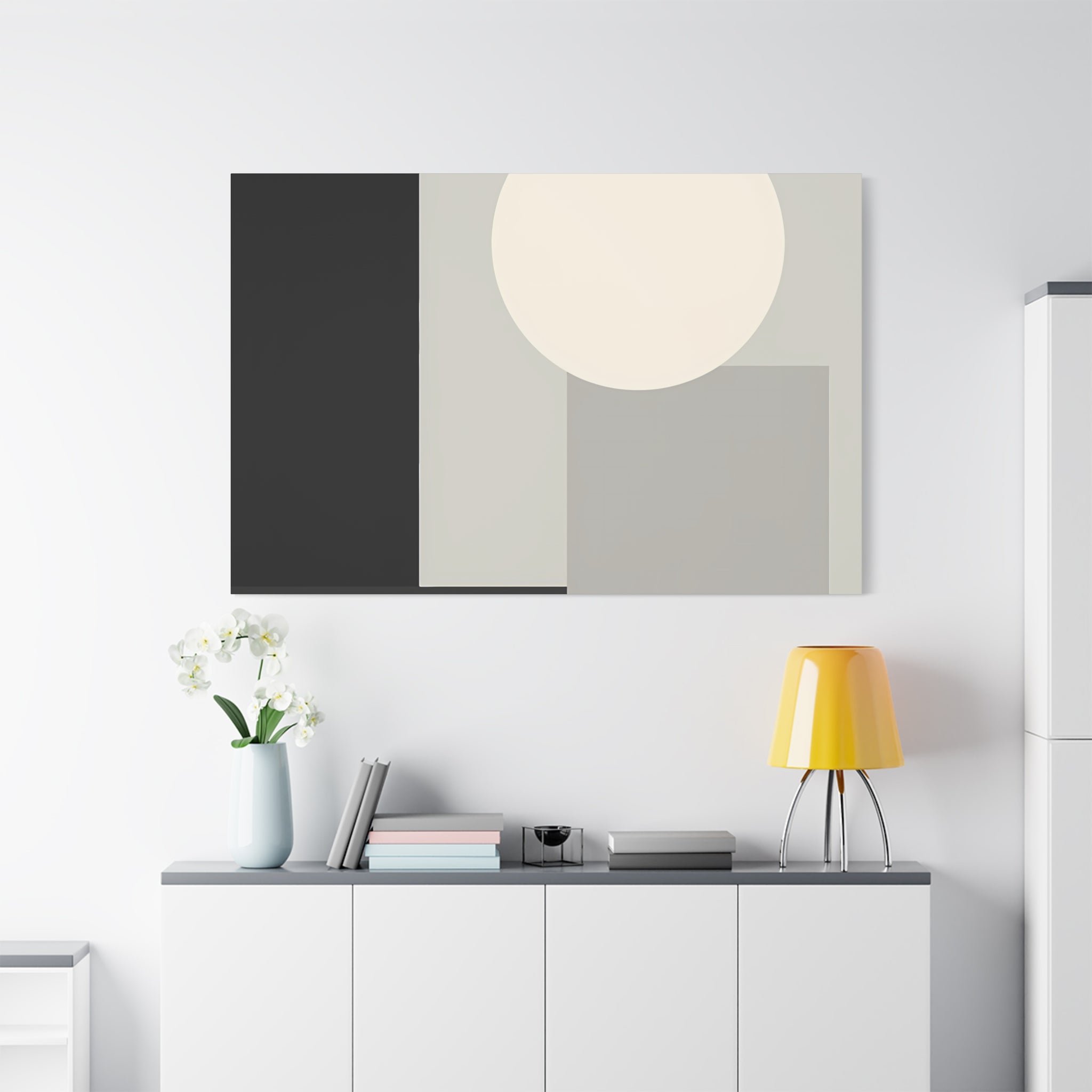 Monochrome Geometric 01 – Canvas (Standard)