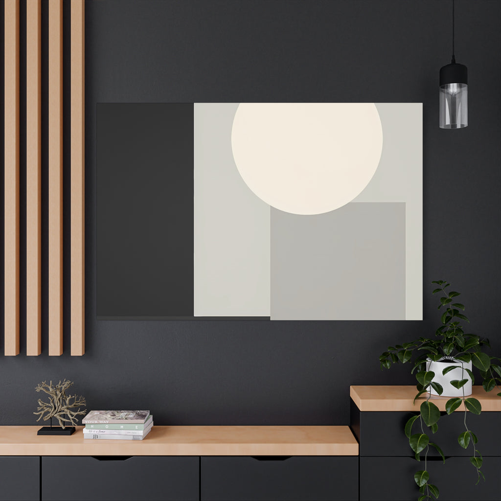 Monochrome Geometric 01 – Canvas (Standard)