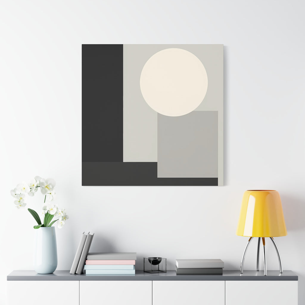 Monochrome Geometric 01 – Canvas (Standard)